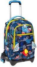 ZAINO TROLLEY SJ GANG RAZZO BIMBO SEVEN SCUOLA ELEMENTARE 3 RUOTE SGANCIABILE