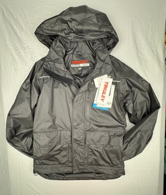 Tingley Waterproof Jacket Mens S Black Workreation Icon LTE J27113 Sync System