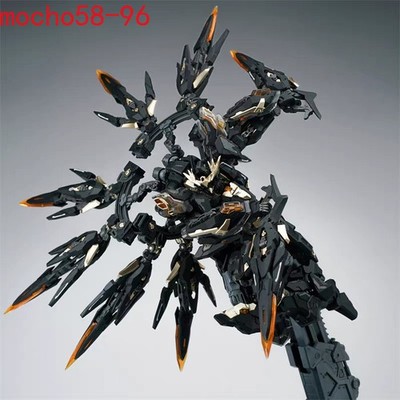 1/100 Scale Black Tianqi Mecha Model Kit With Alloy Frame Wandian Jubian Figure