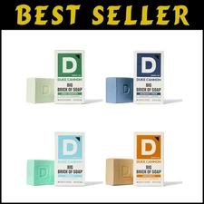 Premium Bar Soap Set - 10oz Pine Tar & Busch Beer Scents for Men - Made in USA