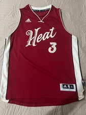 Adidas NBA Miami Heat 3 Dwayne Wade Jersey Youth size XL