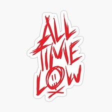 All Time Low Vinyl Die Cut Sticker
