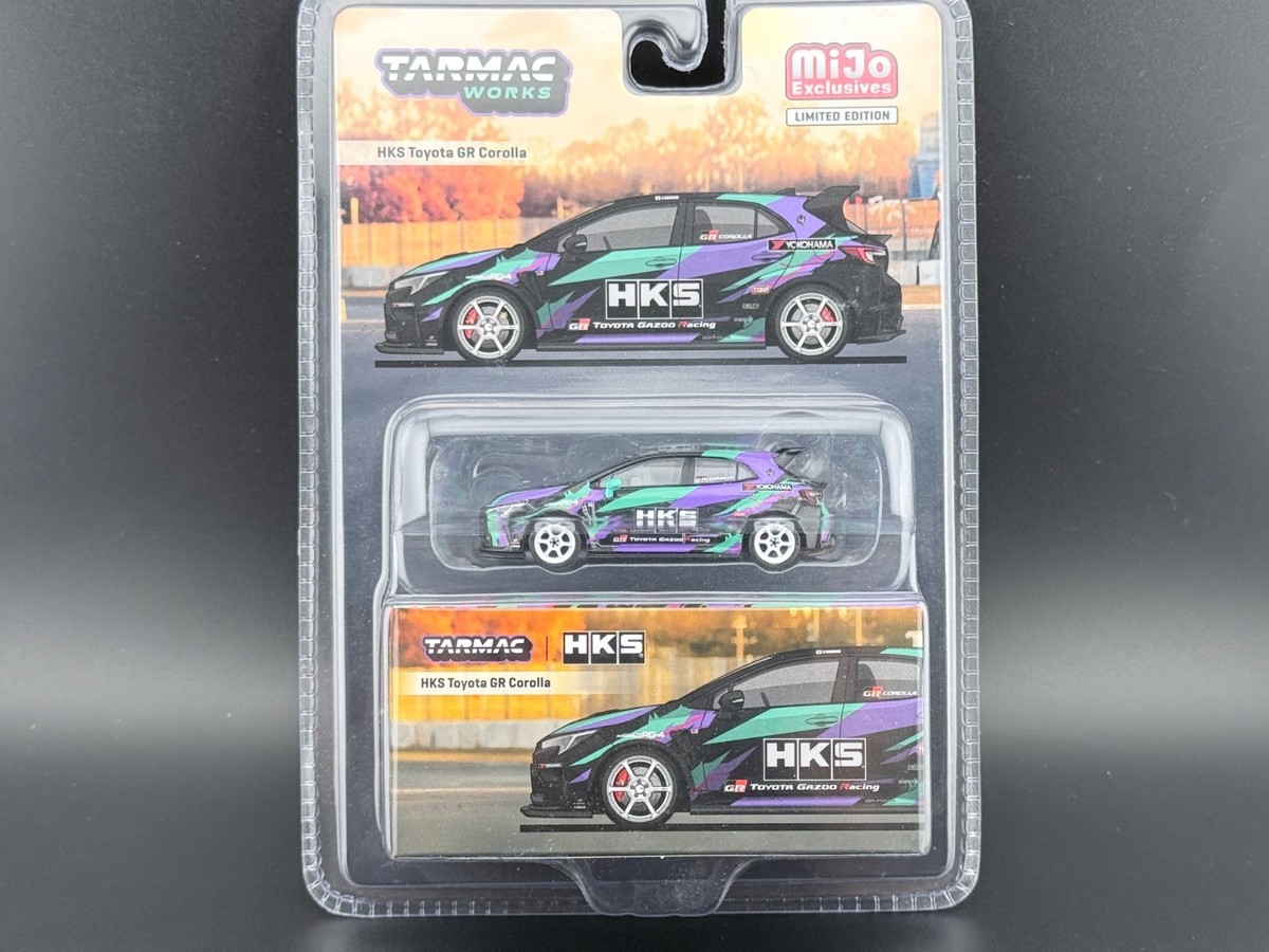ミニカー HKS GR Corolla 1/64 Tarmac Works 1:64 Toyota GR Corolla -- HKS -- Tarmac Works