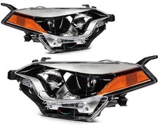 For Pair Headlight Assembly Toyota For Corolla 1.8l 2014-2016 Black Housing For Pair Headlight Assembly Toyota For Corolla 1.8l 2014-2016 Black Housing
