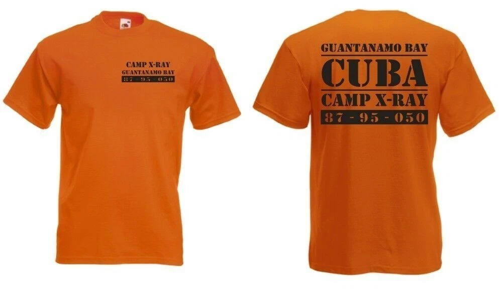 Guantanamo Bay Camp X-Ray Cuba US Army T-Shirt Size S-XXL Human Rights Castro