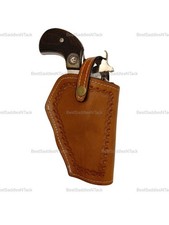 LEATHER HOLSTER FOR RUGER VAQUERO .45 COLT SHORT BARREL 3 WAY CARRY