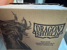 Dragon Shield Matte Black 50 PACKS 5x DISPLAY BOX Standard Size Sleeves 100ct