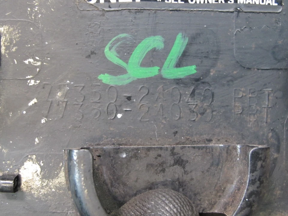 92-00 LEXUS JZZ31L SC400 SC300 TAPA PUERTA COMBUSTIBLE ARENISCA NEGRO OEM Foto 3 de 4