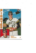 2003 FAN FAVORITES GOLD STAMPED FRONT 1984 DESIGN PIRATES KENT TEKULVE