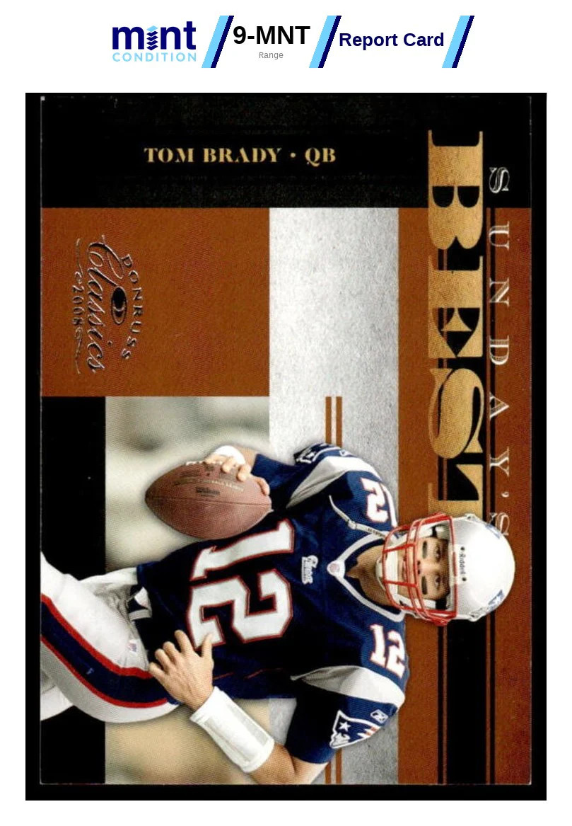 2008 DONRUSS CLASSICS TOM BRADY SB-20 SUNDAYS BEST 906/1000 PATRIOTS