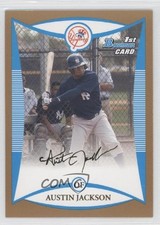 2008 Bowman Prospects Gold Austin Jackson #BP50 9bw