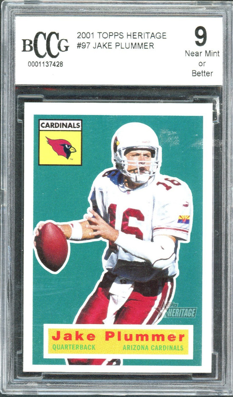 2001 Topps Heritage - Jake Plummer #97 BCCG 9