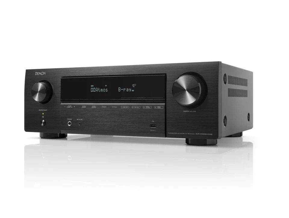 Denon AVR-X1800H DAB 7.2 Kanal 80W 8K AV-Receiver mit HEOS® Built-in B-Ware - Bild 2 von 3