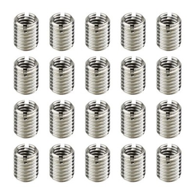 20 PCS Threaded Insert M8x1.25 Female M10x1.5 Male Reducer Nuts 12mm