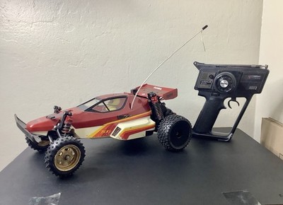 Futaba FX10 Vintage 1:10 Electric RC Buggy 2WD Red White w