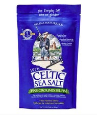 Celtic Sea Salt, Fine Ground Mineral Sea Salt, 1 lb Resealable Bag