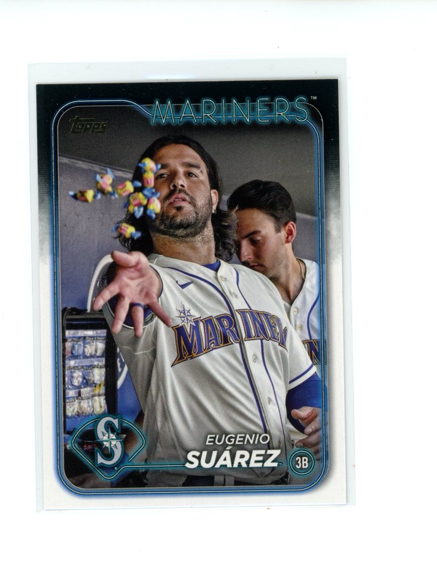 2024 Topps Series 1 - Eugenio Suarez #231 Golden Mirror