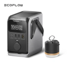 EcoFlow TRAIL 300 DC Portable Power Station 288Wh Battery with Camping Lamp