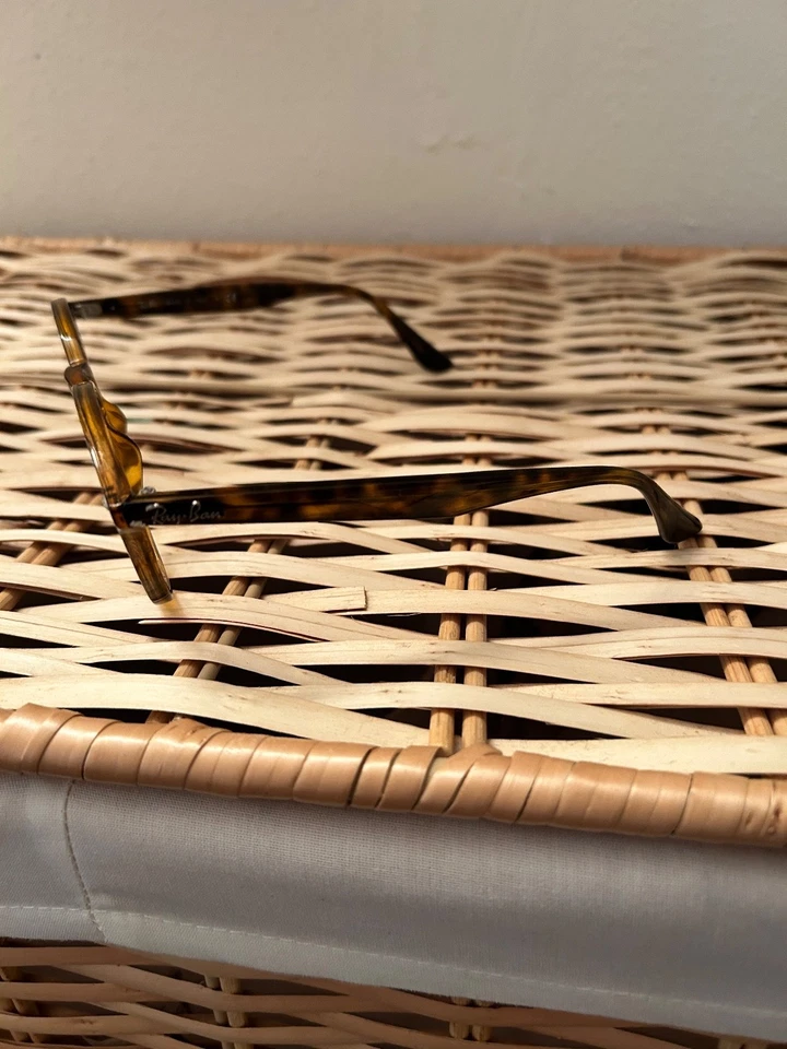 Ray Ban RB2180 redondo caparazón de tortuga gafas de sol marcos 49 21 145 Foto 3 de 4