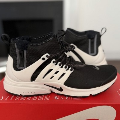 Nike Air Presto Mid Utility  Black Phantom  - Mens Size 12 - (FB9695-001)