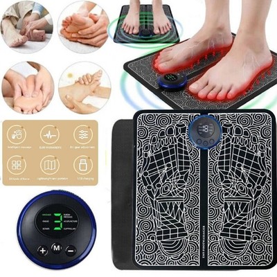 EMS Electric Foot Massager Mat Blood Circulation Muscle Stimulator Pad 8 Modes