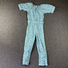 J.CREW Liberty of London Jumpsuit Girls 8 Floral Puff Sleeve