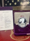 American Eagle 1987-S Proof Silver Bullion Coin, One Ounce, OGP+COA