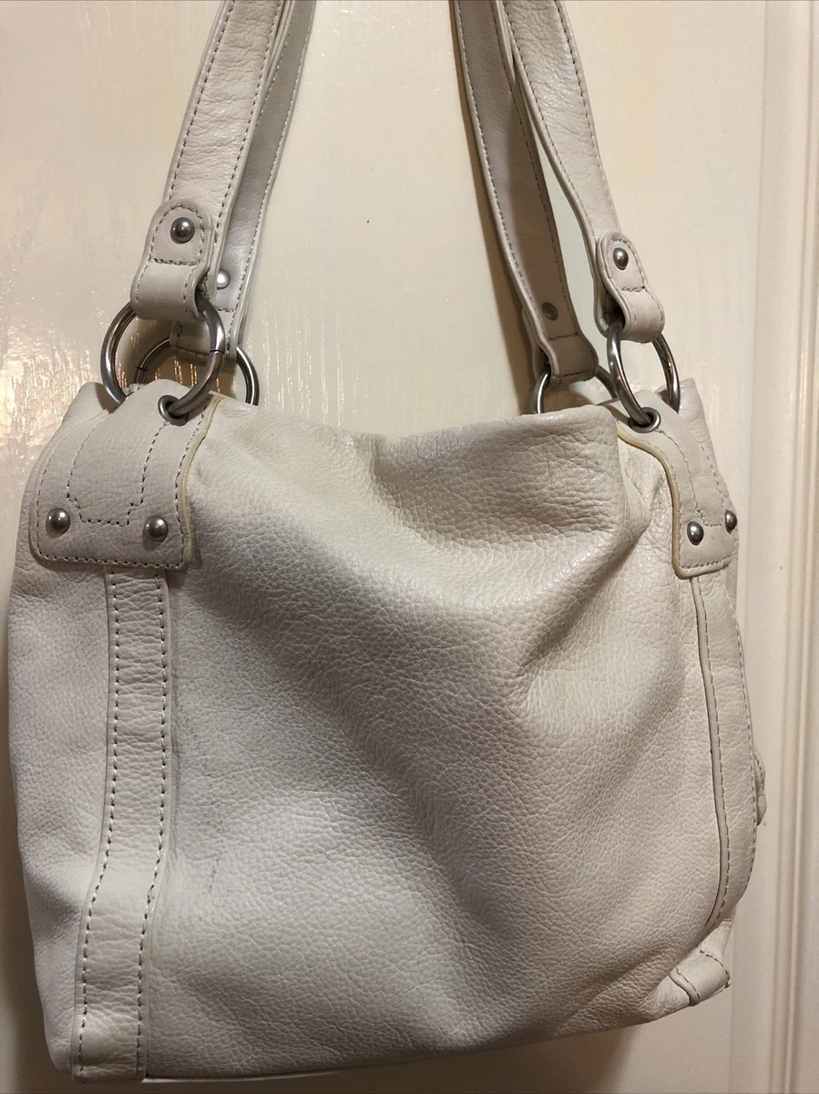 St. Johns Bay* Medium Cream In Color Genuine Leather Purse | eBay