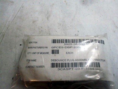 Connecteur fiche broche débounce CommTech 3M 0PCE5-DBP-2002 5925-06-000-8181 - Photo 5/5