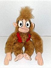 Vintage Disney Aladdin ABU Monkey Plush 16" Stuffed Animal Toy Mattel 1992