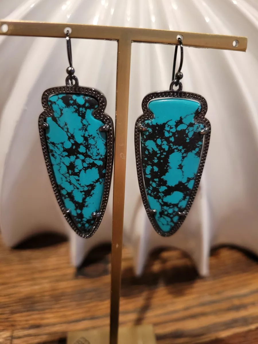 Kendra scott gunmetal earrings outlet