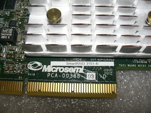 Contrôleur raid Microsemi Adaptec SmartRAID 3151-4i SAS/SATA 12 Go/s PCIe x8 3.0 - Photo 2/3