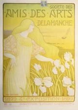 BERTHON PAUL - SOCIETY OF FRIENDS OF THE ARTS OF THE CHANNEL 1899