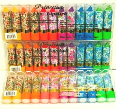 Princessa Mood Color Changing Magic Lipstick with Aloe 3X12= 36 LIPSTICK