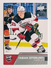 FABIAN ZETTERLUND 2021-22 Upper Deck AHL Base #44 Utica Comeets