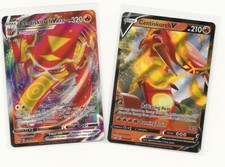 2020 POKEMON: 2 RARE DARKNESS ABLAZE CENTISKORCH VMAX 34/189 & V 33/189 MINT