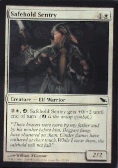 Safehold Sentry - Shadowmoor: #22, Magic: The Gathering Nm R156