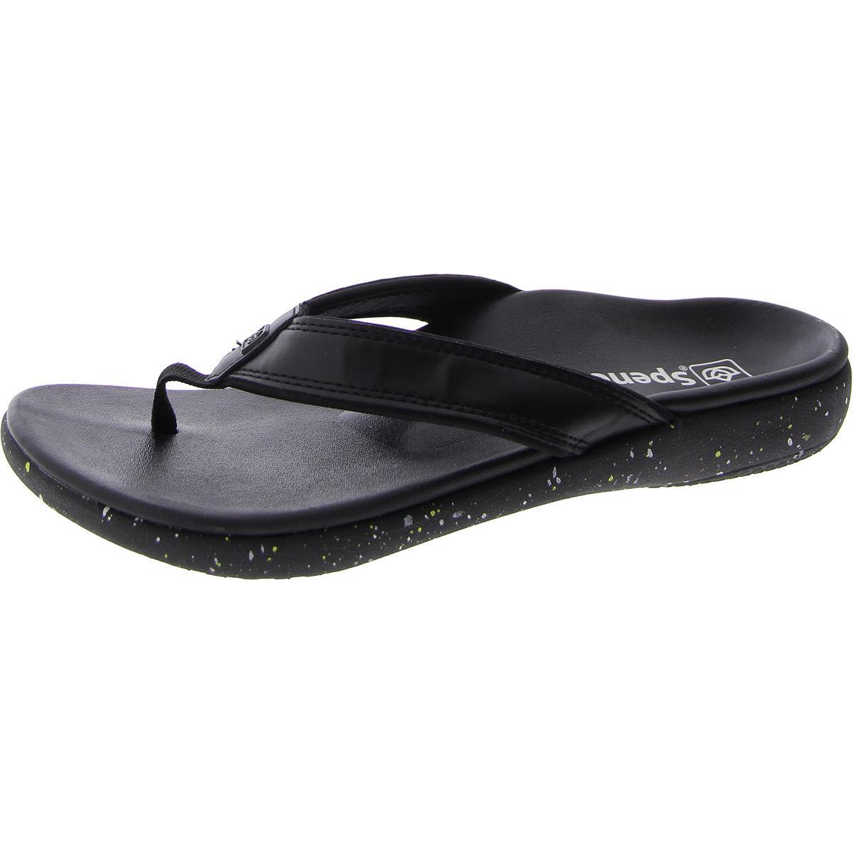 Мужские черные шлепанцы-стринги Spenco Slip On G шириной 9 см C D W BHFO 9419 7590₽