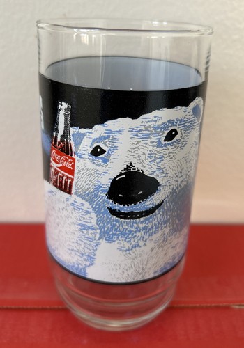 VTG 1995 ALWAYS COOL 8 Coca Cola Cooler 16 Oz. Glasses Indian Glass NEW IN BOX - Picture 3 of 11