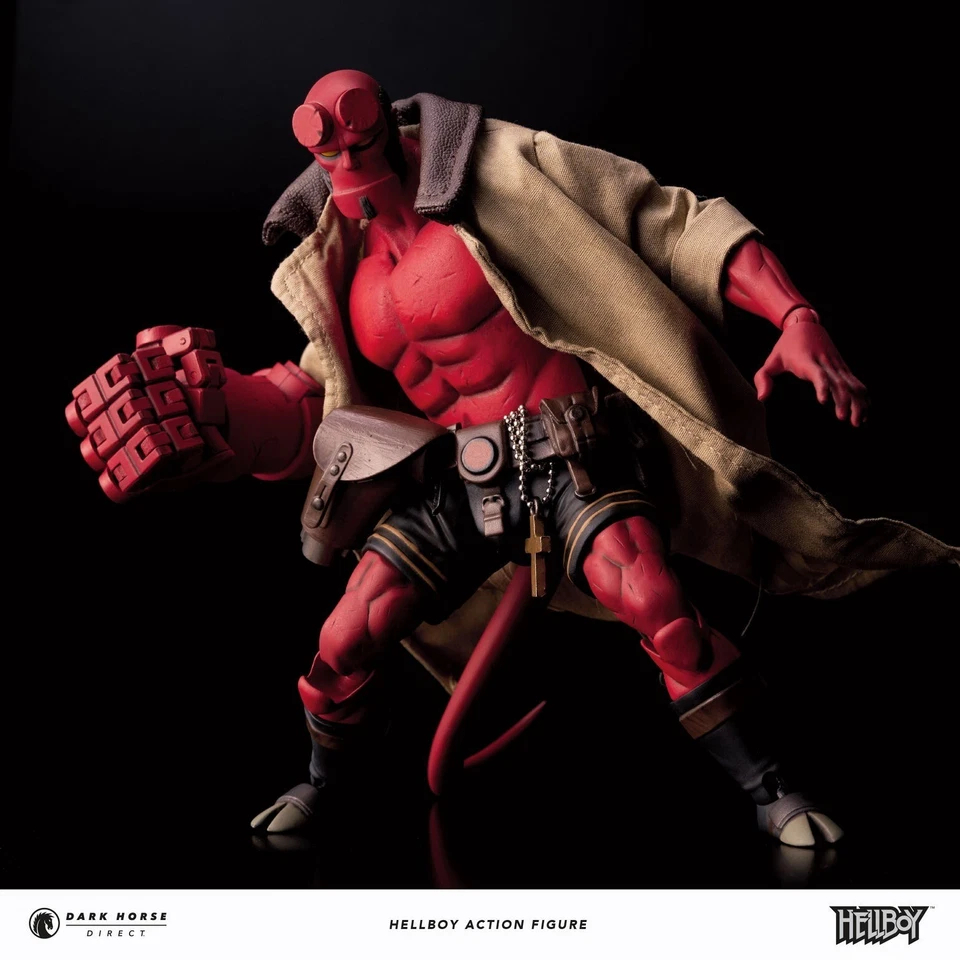 Figura 1000toys Dark Horse Direct Exclusiva Hellboy Deluxe 1/12 Edición Limitada Foto 2 de 4