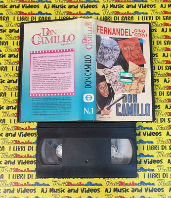 VHS Film DON CAMILLO Fernandel Gino Cervi EDIZIONI CENTER TV(F270) no dvd
