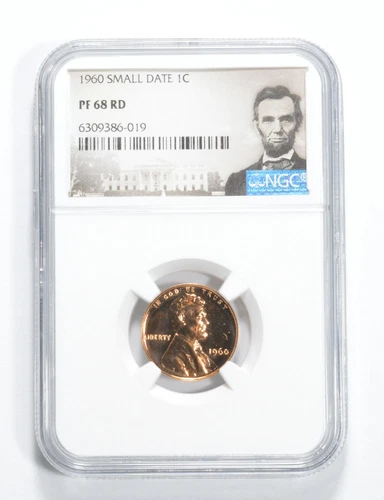 PF68 1960 SMALL DATE Variety Lincoln Memorial Cent NGC PR Proof