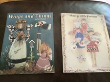 Lot of 2 Tole Painting books Angels: wings Things Share a little Kindness