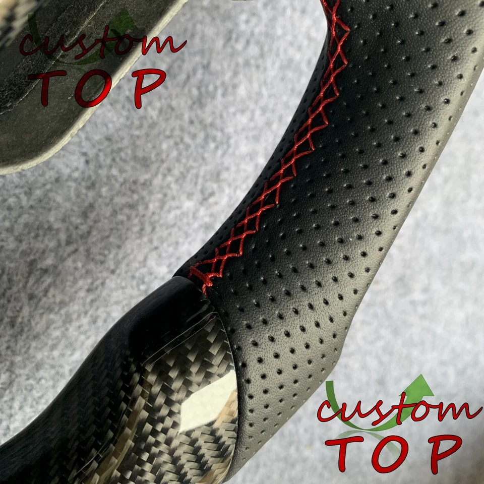 Fit for Acura RDX TL ILX ZDX 2009-2022 Real Carbon Fiber Steering Wheel - Image 2 of 4