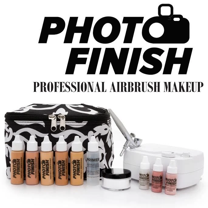 Photo Finish Pro Airbrush Makeup System, Kit /Fair to Medium Shades- Matte