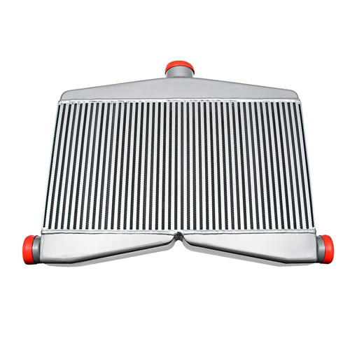 Twin Turbo Intercooler Dual 2.5 Inlet 3" Center,Outlet 2-In-1-Out 24"x13"x3.5" - Picture 6 of 8