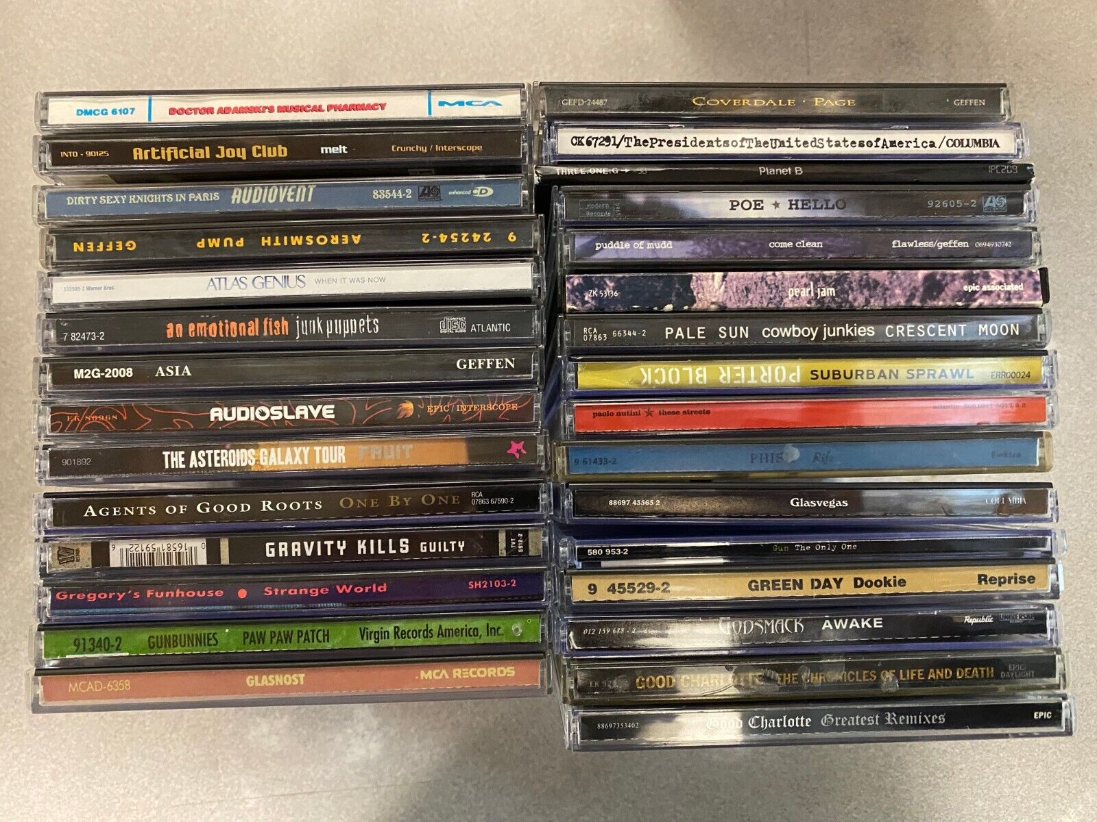 Rock Pop Radio CD lot of 30! Audioslave Gravity Kills Godsmack Phish Pearl #61