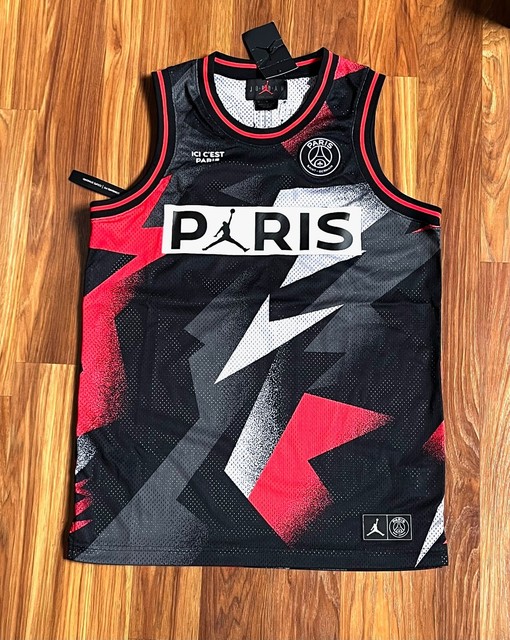 Nike Air Jordan X PSG Mesh Jersey XL XLarge Bq8356-010 100 Authentic Paris  for sale online | eBay