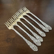 Dominick & Haff 1894 Renaissance Seafood Forks Set 6 Historic Look