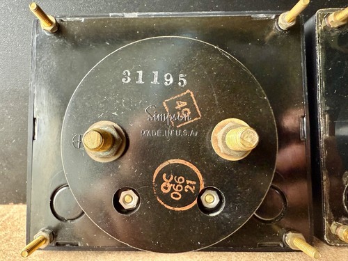 Lote de 8 unidades de equipo de prueba vintage Simpson Meter - Imagen 18 de 22